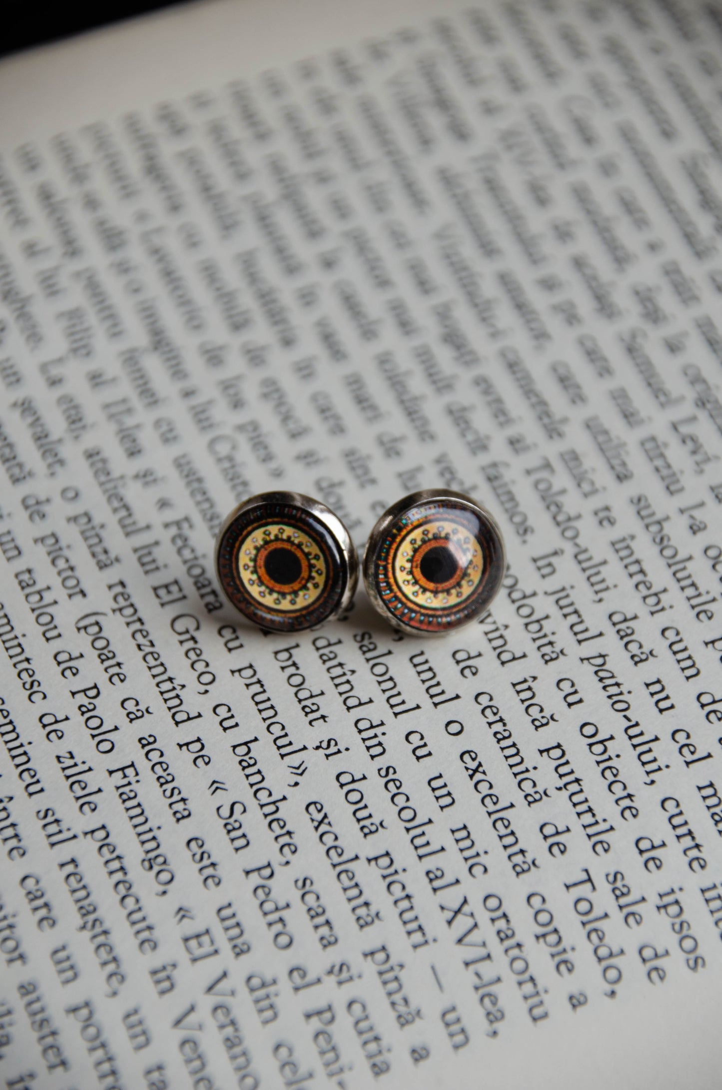 Cercei Rotunzi Cat Eye Brown