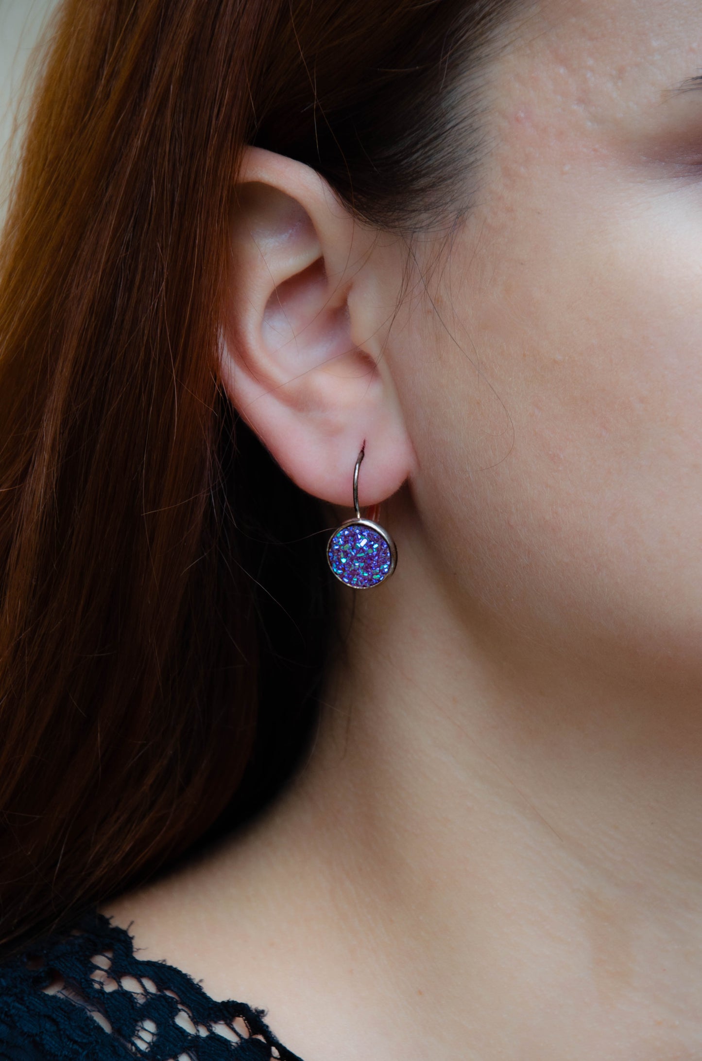 Cercei Rotunzi Sparcling Violet