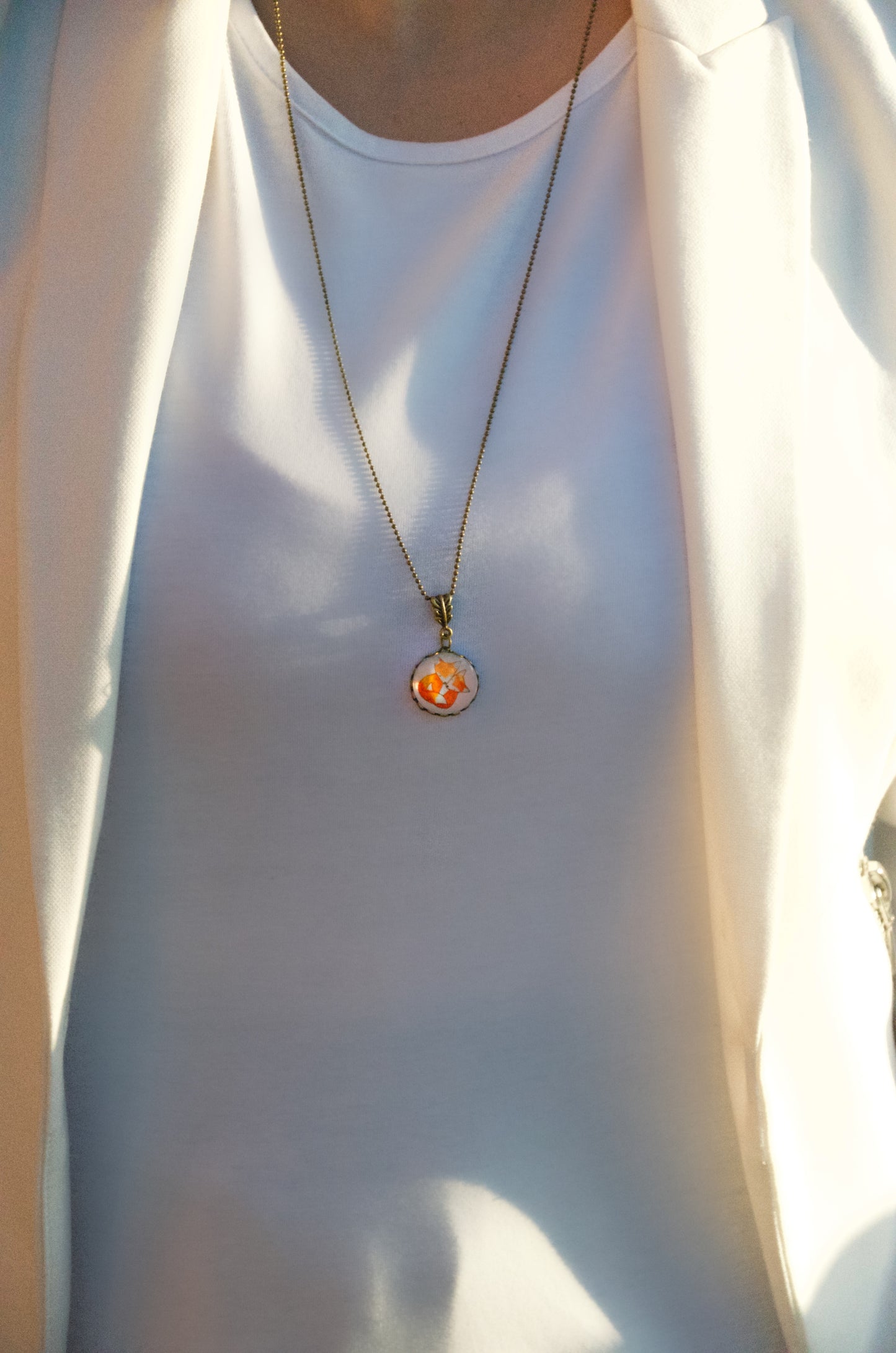 Set Cercei si medalion Fox